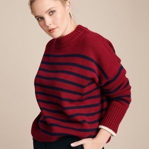 La Ligne Women’s Red Marine Sweater
